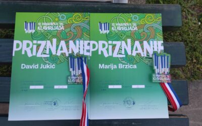 David Jukić i Marija Brzica osvojili druge nagrade na 12. virovitičkoj klavirijadi!